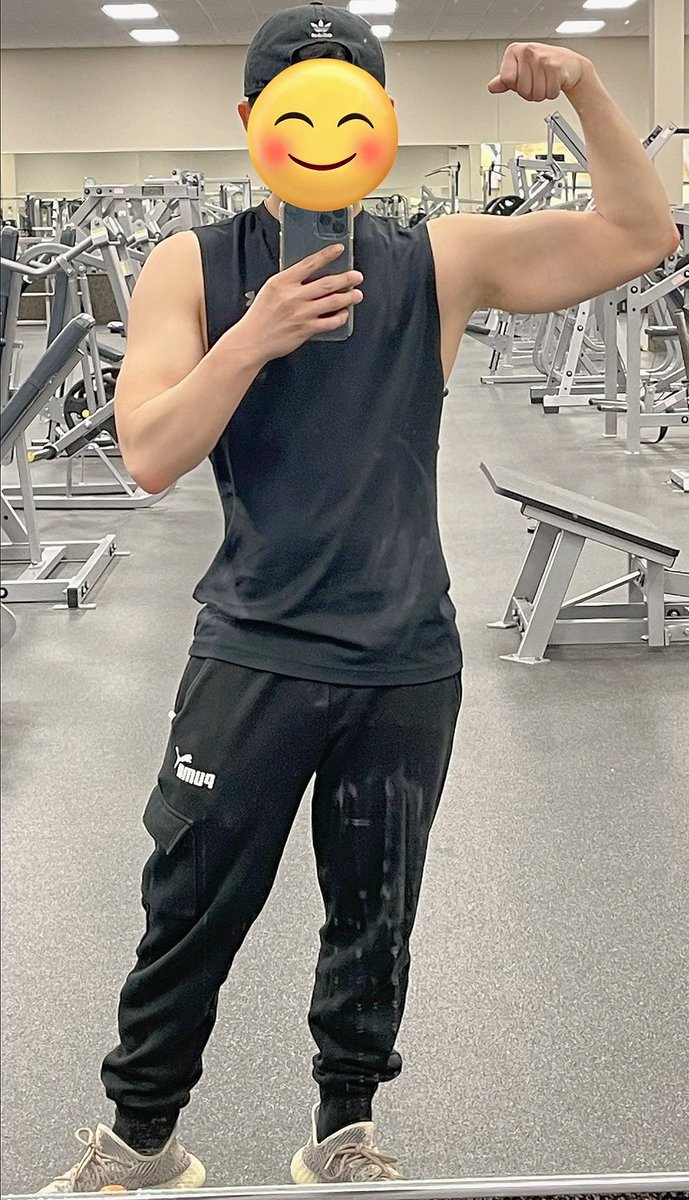 등운동하고 찌찌 찍기🔥