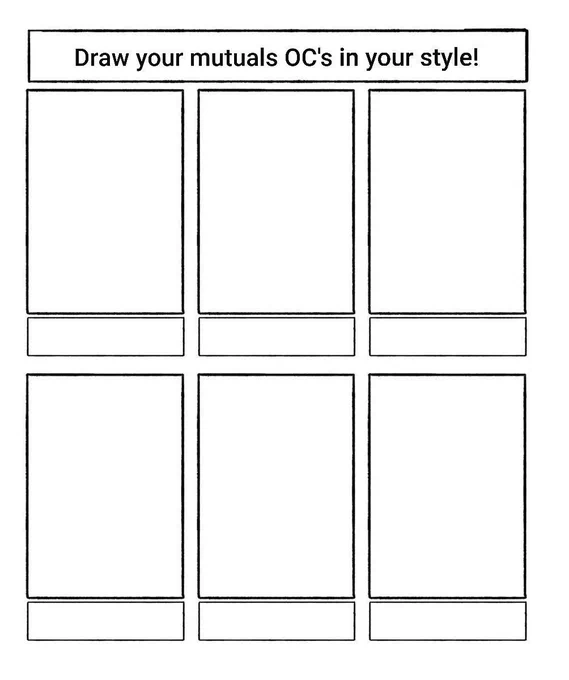 Doing these again, i would love the character practice 😌 