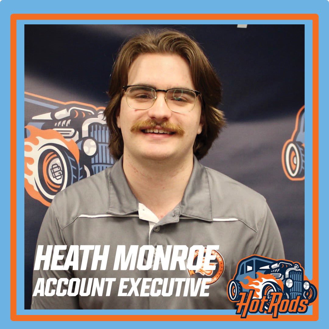 BGHotRods's tweet photo. Heath mustache you a question. Do you have your tickets for 2023 yet?

The Hot Rods are excited to add Heath Monroe to the team as a new Account Executive!  You can call Heath to get your tickets for the  2023 season at 270.901.2121.

#RevItUp https://t.co/PttwAsvYNz