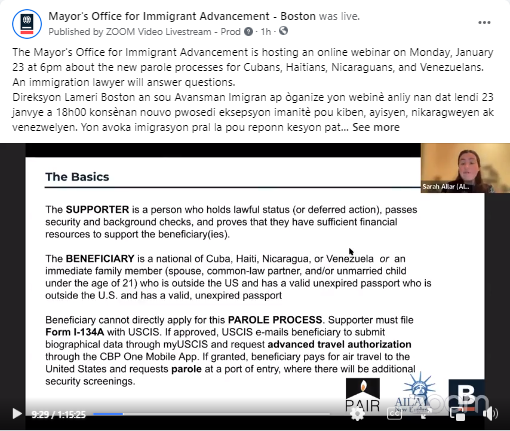 Immigrant Advancement - Boston tweet media