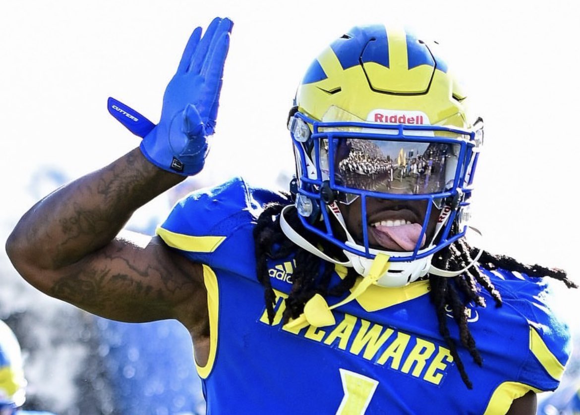 After a great call with @Coach_AndrewP I am excited to receive the opportunity to play D1 football @delaware_fb #BleedBlue302 #BlueHens @CoachDelleDonne @damehova9 @SalesianumFB