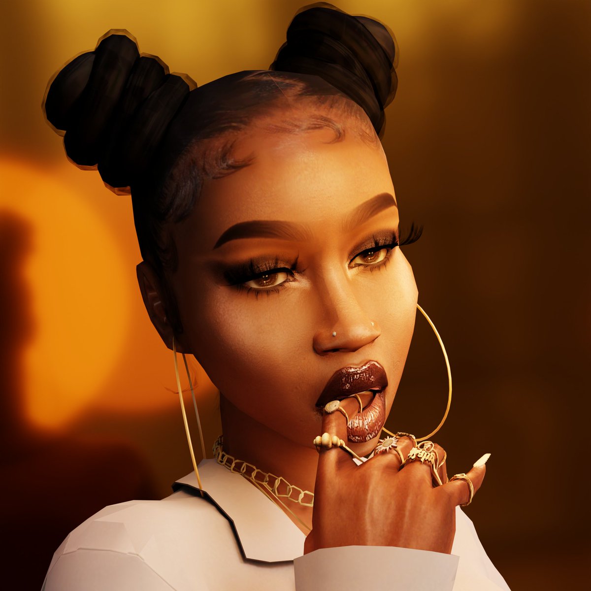 ITSME_KITTYTV's tweet photo. BEAUTIFULL SOUL | BRANDY CAMPBELL #THESIMS4 #ALPHASIM #THEBLACKSIMMER #SIMS4 #ShowUsYourSims #ALPHACC https://t.co/Q4Uf96LYzw