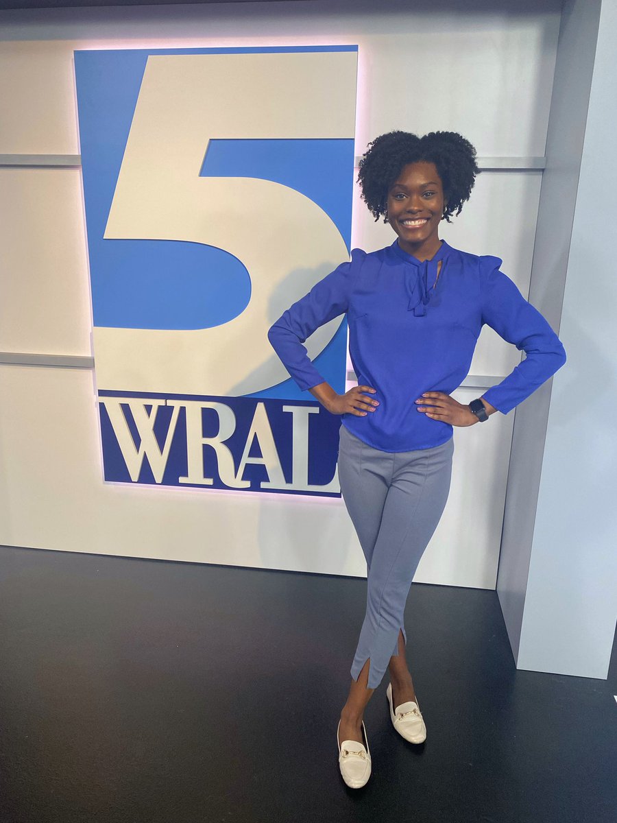 destineetv's tweet photo. New year! New chapter! I’m excited and honored to join @WRAL, an award-winning, nationally-recognized station in Raleigh, N.C. Day one is in the books ✅ Now, it’s back to work! 🎤🎥 https://t.co/9vYqR4sPSd
