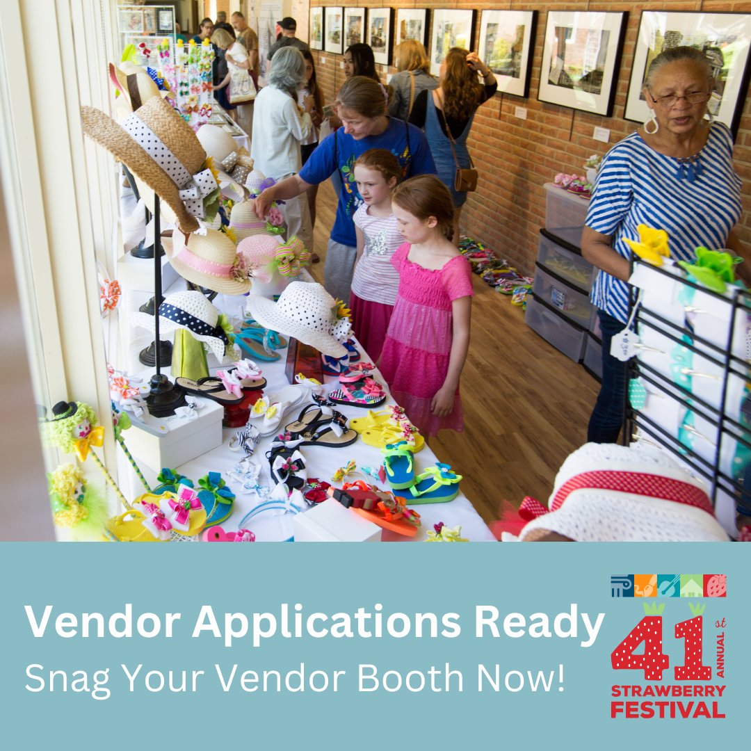 We just revised the layout for this year's Strawberry festival, which opens up spots for even more vendors. Do you have a craft, food, or product to share with the Greater Olney Community?

Use code SF202310 for 10% off through 2/16, 2023.

sandyspringmuseum.salsalabs.org/craftvendor/in…