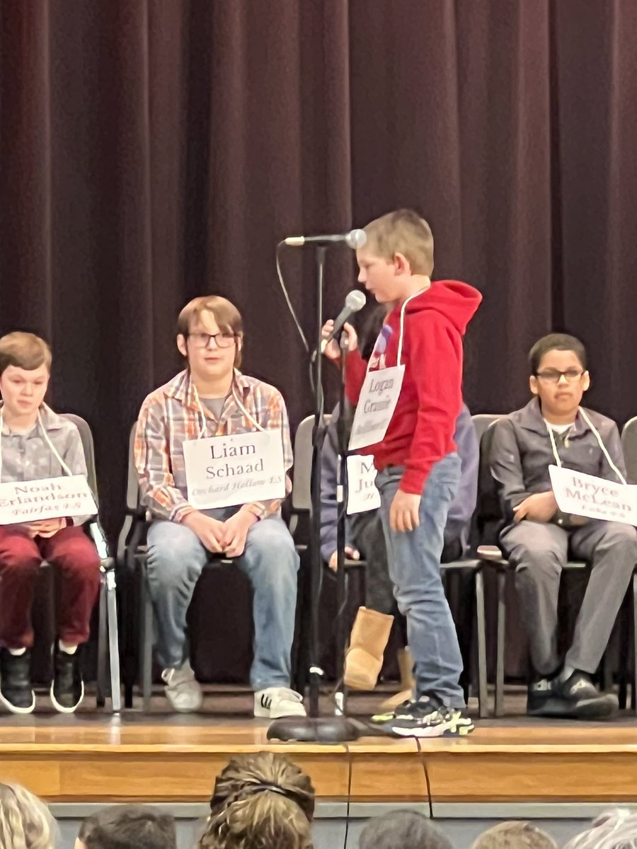 Great job tonight Logan!  Thank you for doing your #BellflowerBest at the <a href="/mentorschools/">Mentor Schools</a> #spellingbee tonight!  We are so proud of you! #BellflowerWay