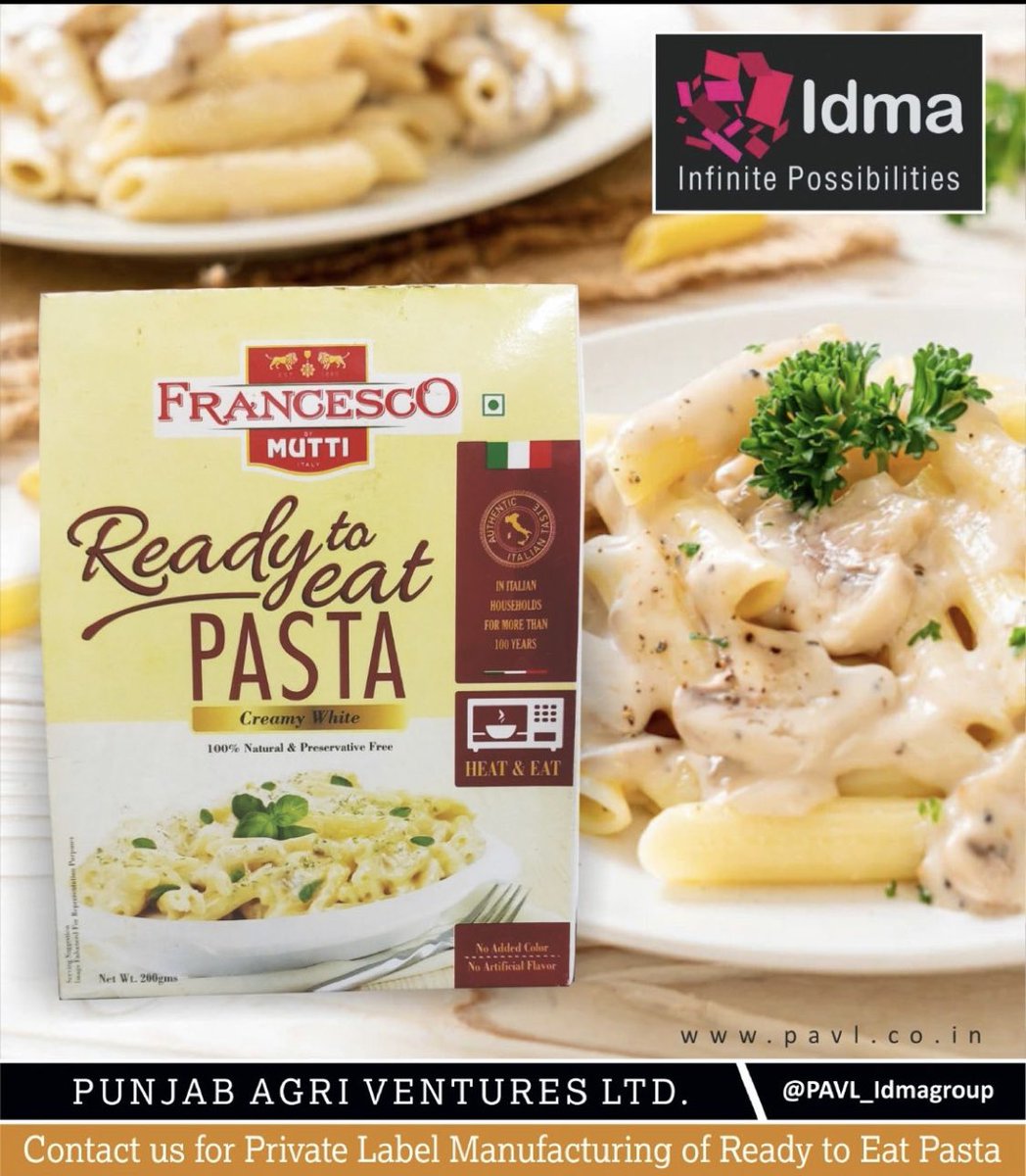 PAVL_IdmaGroup's tweet photo. Punjab Agri Ventures Ltd  provides every possible Contract Manufacturing &amp; Private Label format in the Food domain. 

 #foodbusiness  
#retail #opportunities #contractmanufacturing #privatelabel #privatelabelmiddleeast #privatelabeling #fmcg #Punjabagriventures #exportimport https://t.co/d3onF9G9Ph