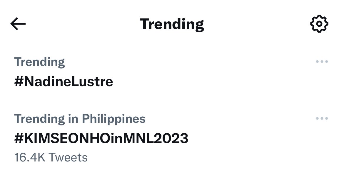 asterix8209's tweet photo. Woke up to this 👇
Fangirling for these two 💙💙

#NadineLustre 
#KIMSEONHOinMNL2023 https://t.co/Z5GiZwiyU6