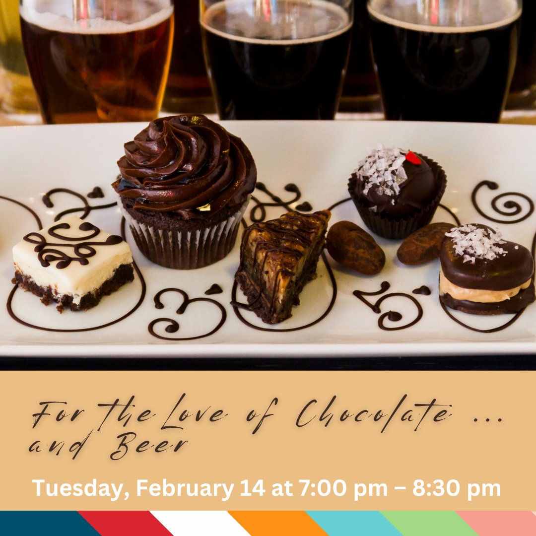 Join <a href="/TrueRespite/">True Respite Brewing</a> and Jill Sandler, owner and master chef of The Chocolatier’s Palette for an enjoyable evening full of craft beer and chocolates. Taste four amazing combinations carefully chosen to tantalize your taste buds. 

2/14 at 7pm

sandyspringmuseum.org/event/for-the-…