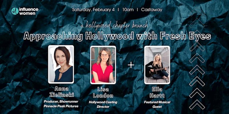 COMMUNITY EVENT (Burbank Area): 'APPROACHNG HOLLYWOOD WITH FRESH EYES' - FEATURING ANNA ZIELINSKY AND LISA LONDON. REGISTER: eventbrite.com/e/influence-wo…
#hollywoodevents