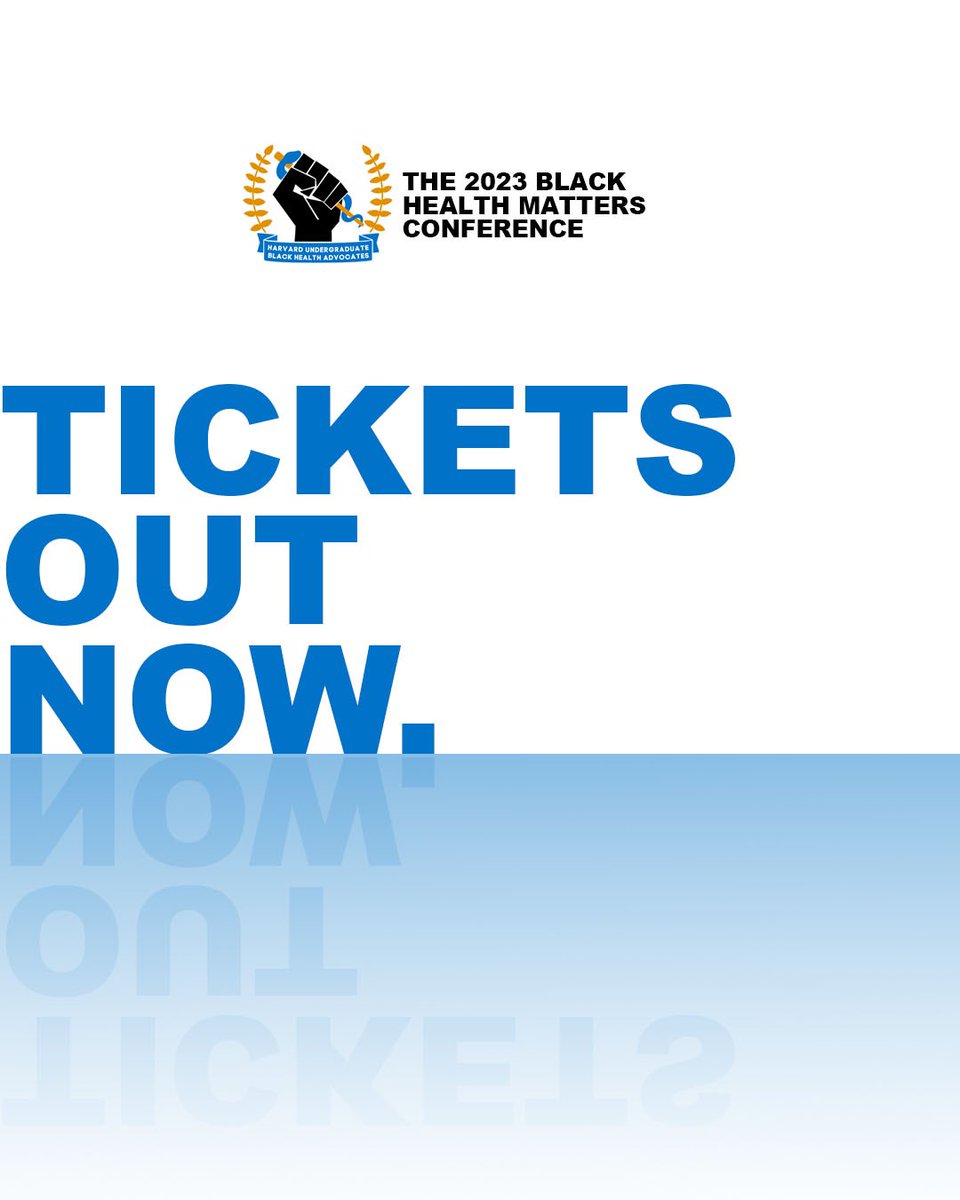 Harvard Undergrad: Black Health Matters Conference tweet media