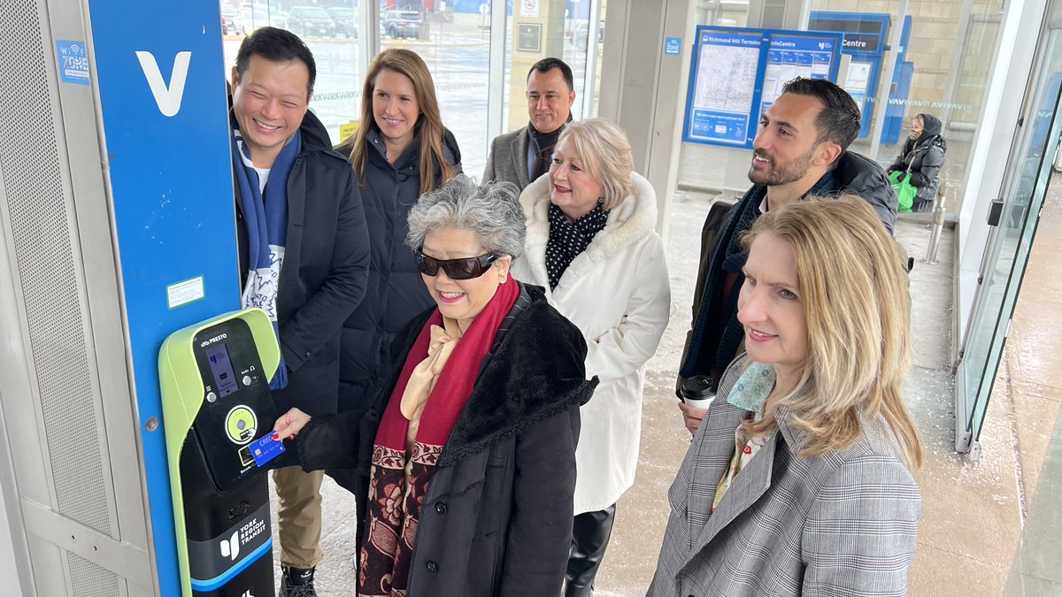 Glad to join @C_Mulroney @StanChoMPP @Sflecce @MichaelParsa @MurphyGallagher @laurasthornhill to announce the expansion of #ContactlessPayment (Credit card tap) on @YRTViva. We’re making it more convenient for commuters in York Region as there will be #MoreWaysToPay. @ONTransport