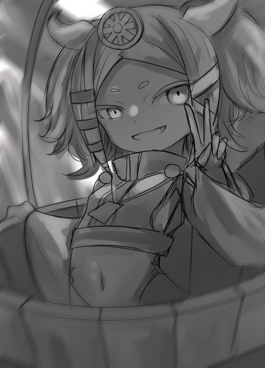 BKHE32's tweet image. Drew with extremely time limit (1 hr), it&apos;s @satachan3 ! But I just put it in the bucket—

ps. Sata is faster than me lmao

#VTuber #VTuberTH #SataData #touhouproject