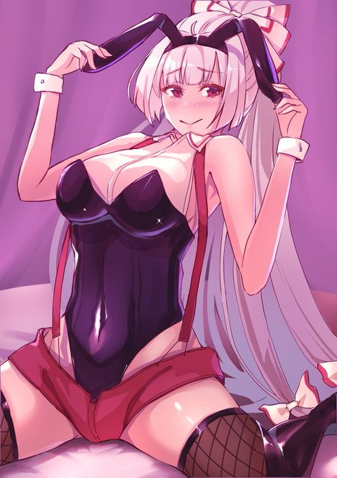 ちなみにAIに参考にするように渡した私のバニー妹紅はこちら 