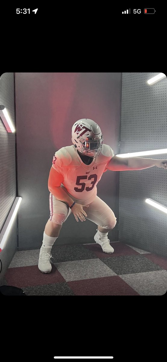 biggygibby53's tweet photo. Thank you to @WTAMUFootball @CoachJoshLynn @CoachKyser for having on an official visit and offering me a scholarship to play at WTAMU!! #GoBuffs #HereWeCome🦬🤙🏼 https://t.co/BieoVLp4q2