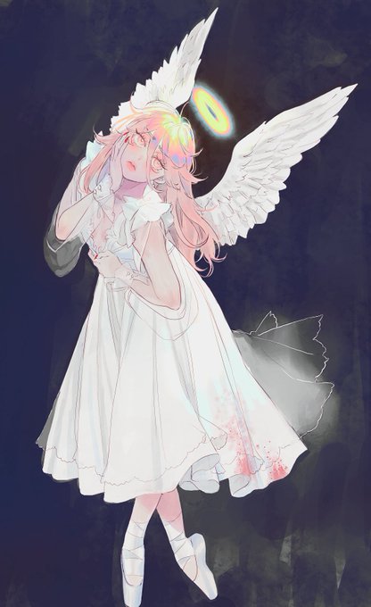 「女の子 天使」のTwitter画像/イラスト(人気順)