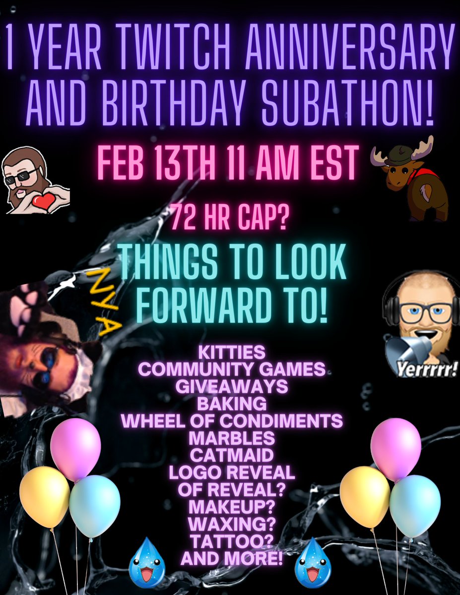 Please join me in supporting Hydration and his birthday/anniversary!