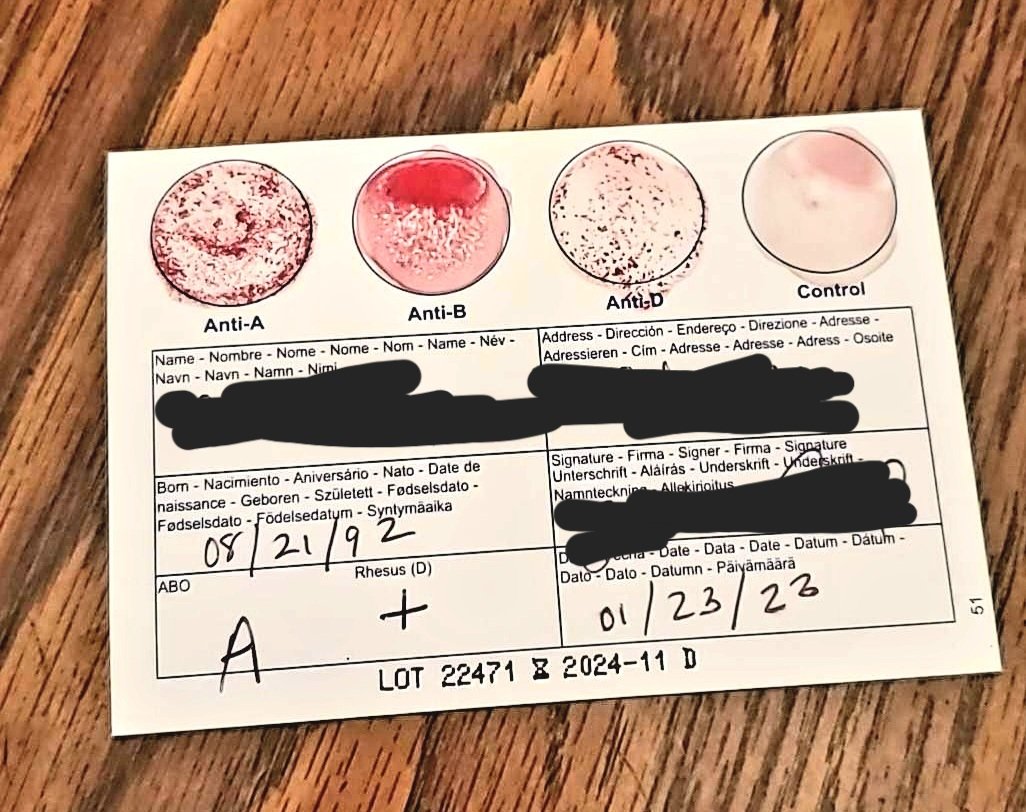 SBethPTDPT's tweet image. Wasnt cool enough to be type O- (universal donor) or AB+ (universal recipient)
🩸🩸🩸
#bloodtype