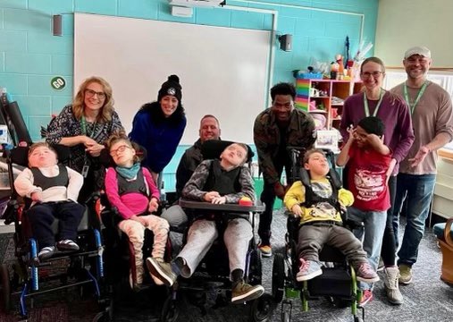Jeff Radel (@radeljeff) on Twitter photo Our <a href="/GlenLake270/">GlenLakeElementary</a> Leaders had an amazing visit with <a href="/Timberwolves/">Minnesota Timberwolves</a> president Tim Connelly, his wife Negah, and the Chief Experience Officer Marquise! They will be partnering with us to help with our Accessible Playground Project! A lot of great ideas! #playforall Our <a href="/GlenLake270/">GlenLakeElementary</a> Leaders had an amazing visit with <a href="/Timberwolves/">Minnesota Timberwolves</a> president Tim Connelly, his wife Negah, and the Chief Experience Officer Marquise! They will be partnering with us to help with our Accessible Playground Project! A lot of great ideas! #playforall