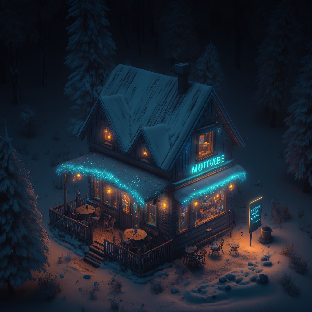 ASSIILY's tweet photo. cafe in the middle of snowy forest... #3dcute #3denvironment #gameart #dillustration #3dmodeling  #COMPETITION  #digitalart #digitalillustration #3dgameart #stylizedart #3d #dart #lowpolyart #lowpoly3d #stylized #art #cuteart #ArtistOnTwitter #styliezd #buildingart #backgroundart https://t.co/8cLcQzxit2