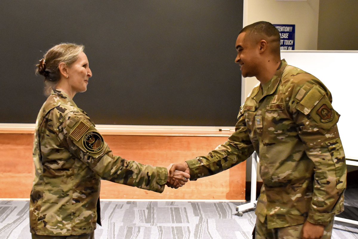 AFROTCDet605's tweet photo. Be on the lookout for a new episode of the Screaming Blackbird Podcast dropping this week!! To help celebrate the legacy of Ronald McNair, our cadets interviewed Brig Gen Traci Kueker-Murphy from the @US_SpaceCom!  @ncatsuaggies  #leadership @usafrotc @UNCG @HighPointU https://t.co/S1CUt1k7Lj