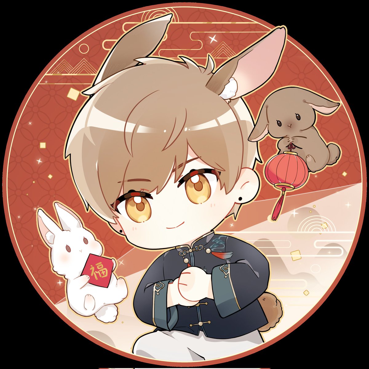 miaoooooo27's tweet photo. Happy Chinese New Year🐰
#白起 #BaiQi #ハク #Gavin
#恋与制作人 
#恋プロギャラリー #MrLoveQueensChoice https://t.co/MbgIOshBgT