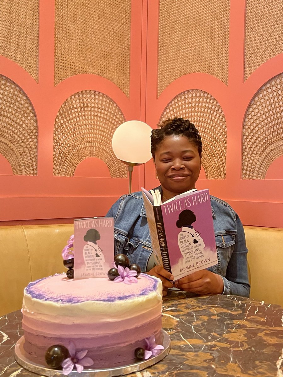 Jasmine (@jasmineb_author) on Twitter photo My book is officially on sale!! 
I’m a Rhodes Scholar, medical student and the author of TWICE AS HARD. My debut book highlights the stories of black women physicians from the Civil War to the 21st Century. For fans of HIDDEN FIGURES 💫
#Author 
#MedTwitter
#BlackHistoryMonth My book is officially on sale!! 
I’m a Rhodes Scholar, medical student and the author of TWICE AS HARD. My debut book highlights the stories of black women physicians from the Civil War to the 21st Century. For fans of HIDDEN FIGURES 💫
#Author 
#MedTwitter
#BlackHistoryMonth