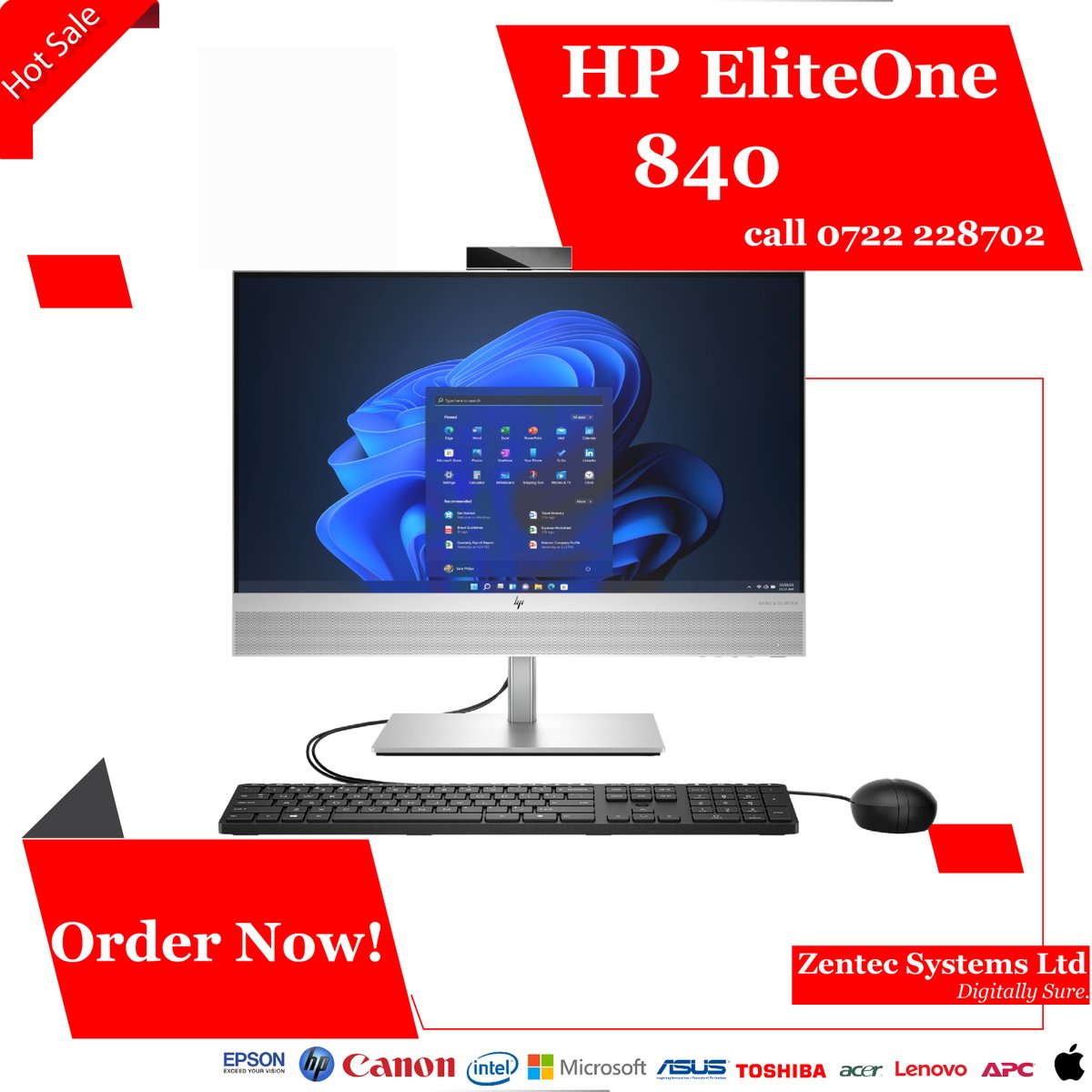 Zentec_Systems's tweet image. HP EliteOne 840 G9 All-in-One 
Wolf Pro Security Edition

11 Pro
Intel® Core™ i7-12700
16 GB memory; 512 GB SSD storage
23.8&quot; diagonal FHD touch display
Intel® UHD Graphics 770

#HP #workgroup #sme #management #Azziad #kibaki #printing #security #Samidoh #JKIA #security #Azziad