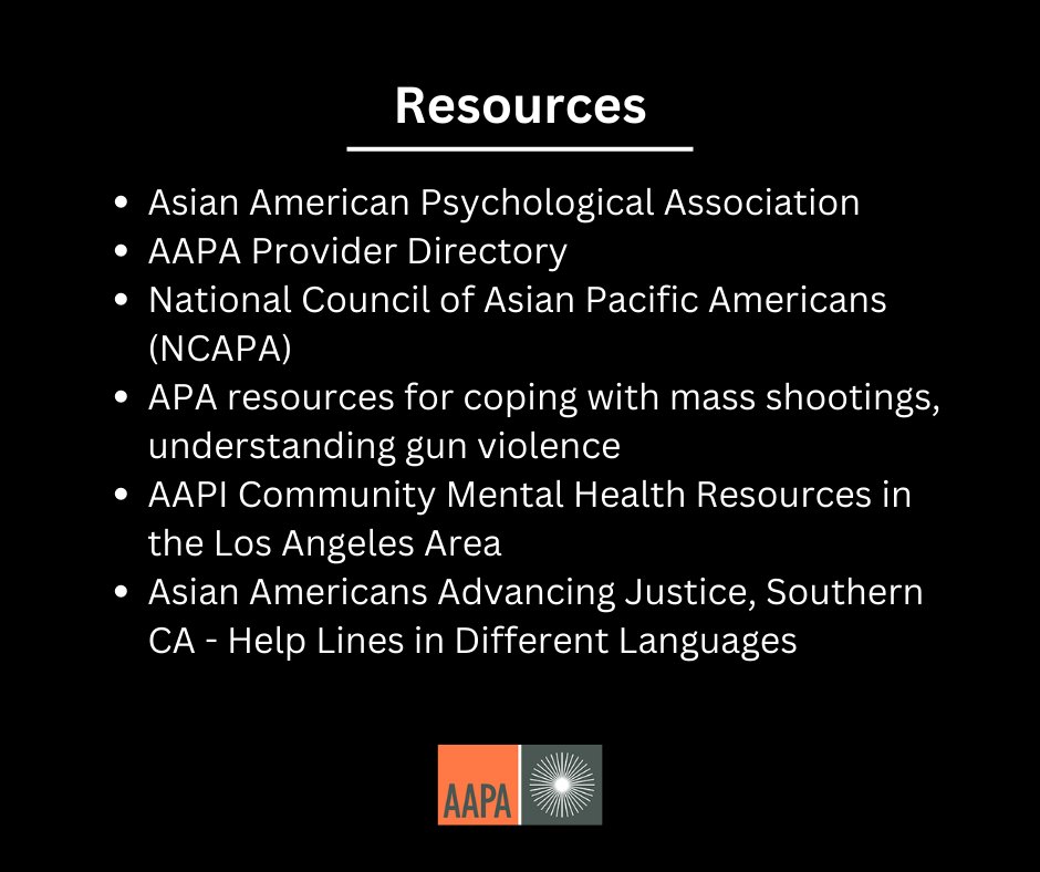 AAPA's Statement on #MontereyPark Shooting