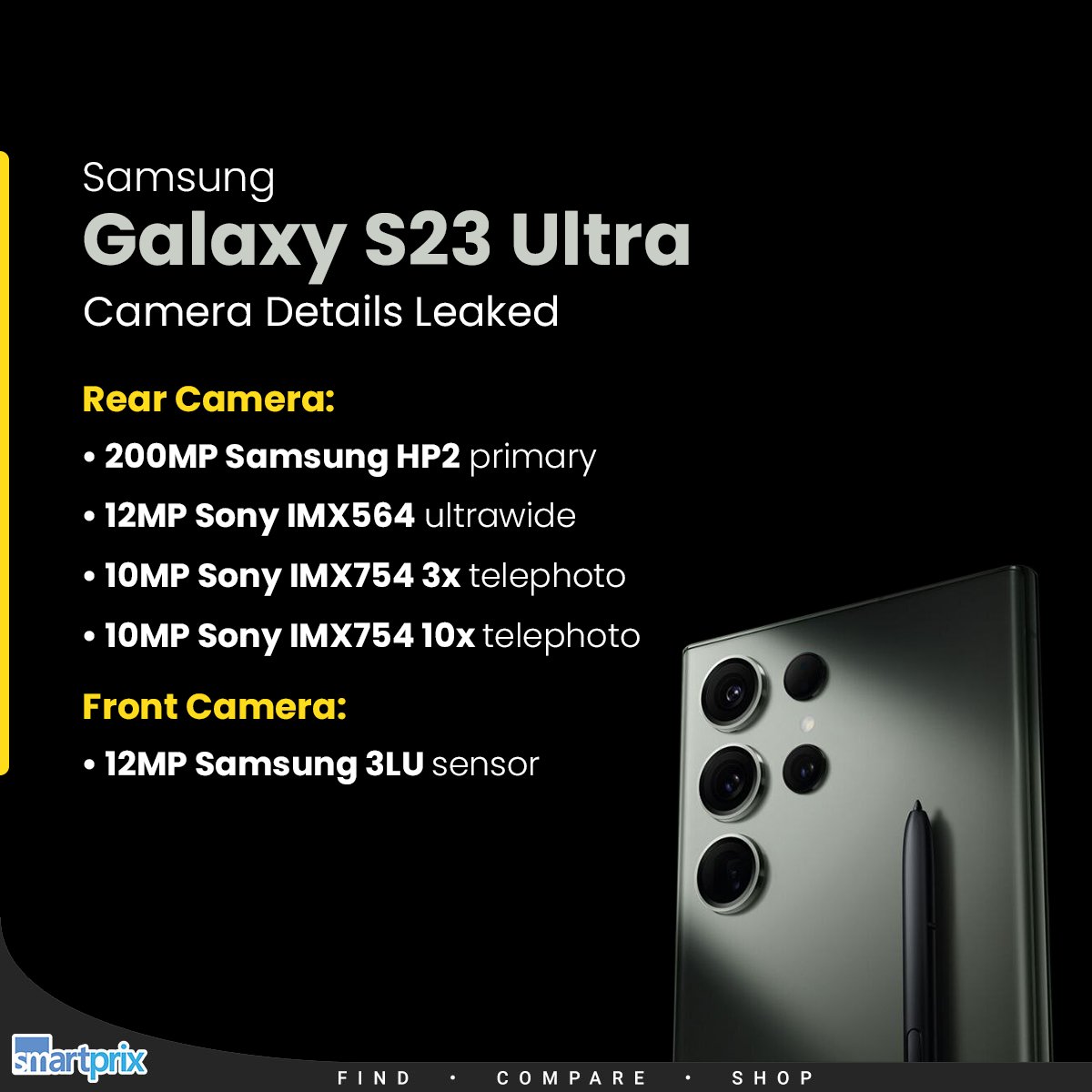 Samsung Galaxy S23 Ultra, Specs & Camera