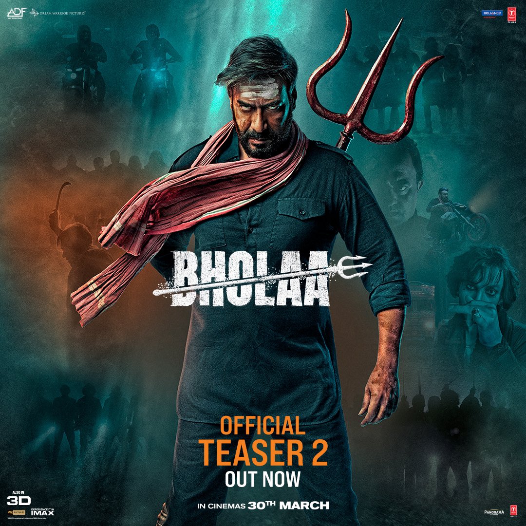 Jab ek chattaan, sau shaitaanon se takrayega... 

#BholaaTeaser2 Out Now.

bit.ly/BholaaTeaser2 

#Bholaain3D 
#Tabu <a href="/vineetkumar_s/">Viineet Kumar Siingh</a> <a href="/imsanjaimishra/">Sanjay Mishra</a> <a href="/raogajraj/">Gajraj Rao</a> #DeepakDobriyal