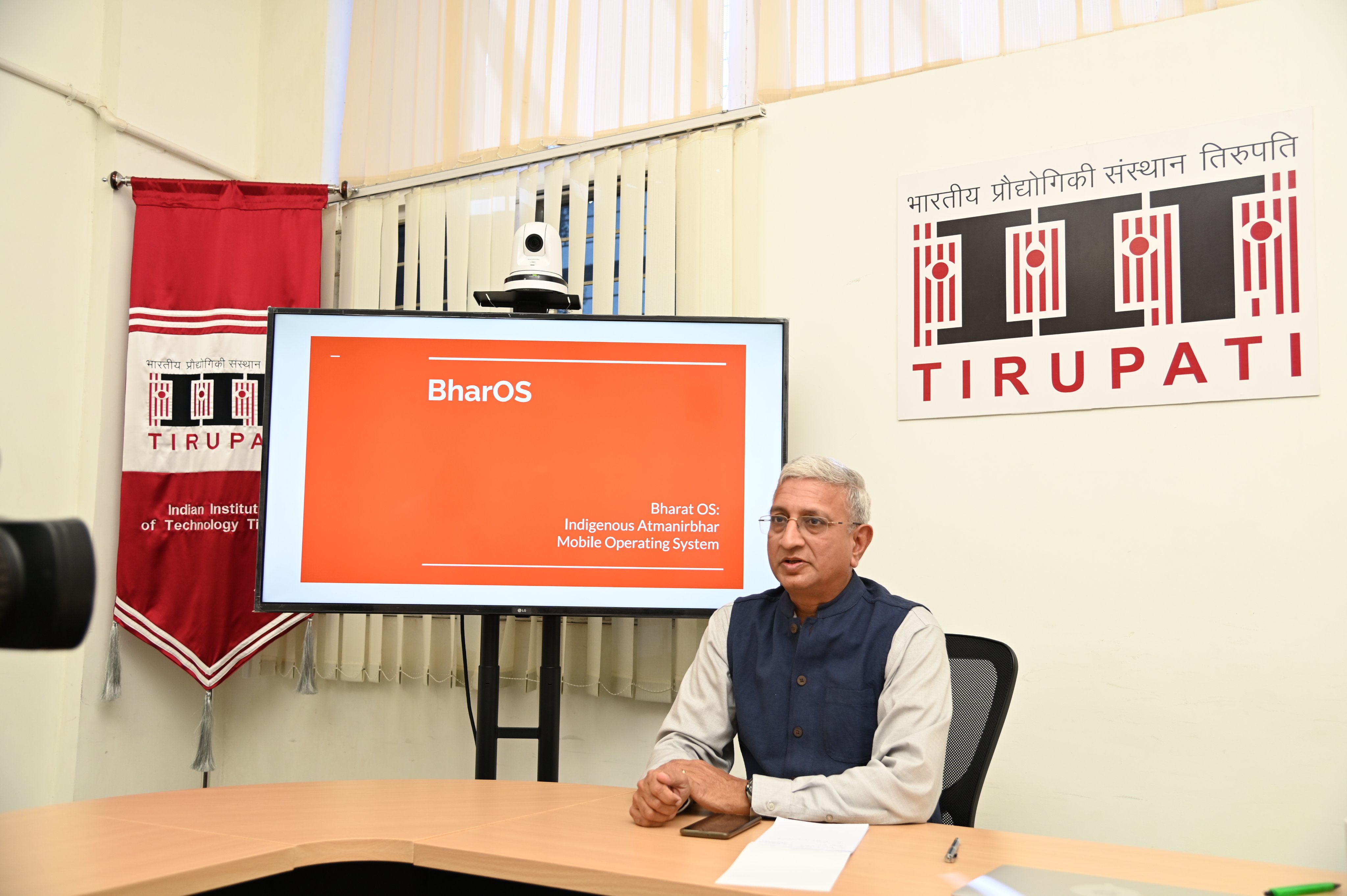 IIT Tirupati on Twitter "Launch of BharOS, Mobile Operating System by