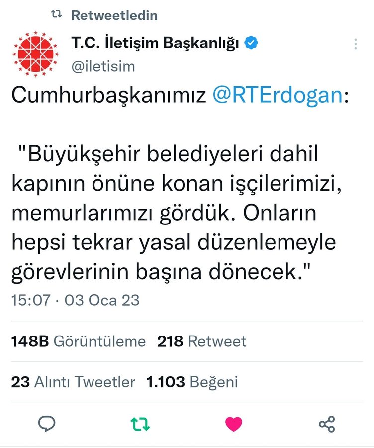 turkbeyi0101's tweet photo. @tcbestepe Gereğini arz ediyoruz 👇 https://t.co/9jt5Rp7Rv8