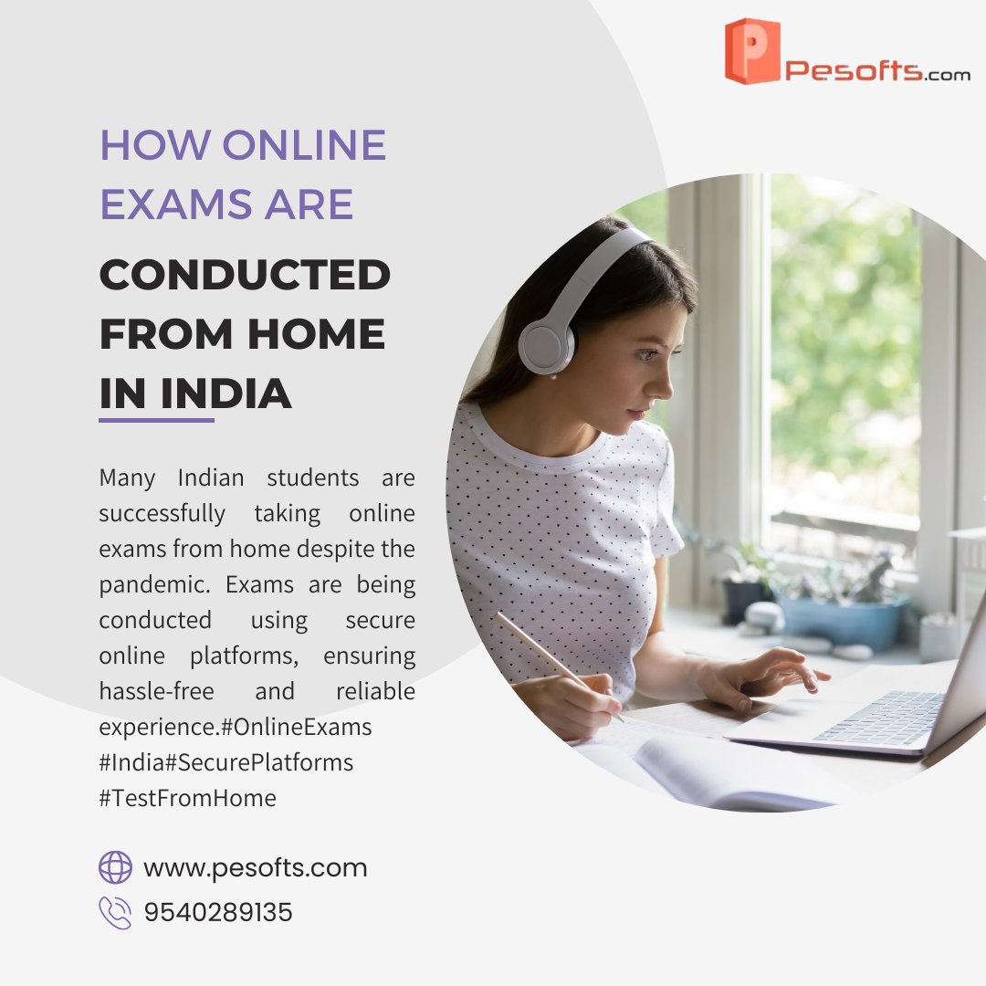This pandemic has changed the way India conducts exams: from classrooms to homes, online exams have become the new normal! #StudyAtHome #IndiaInTheFrontline #DigitalRevolution #AdaptOrDie #KeepLearning #examsfromhome

Read more :pesofts.com/how-to-conduct…