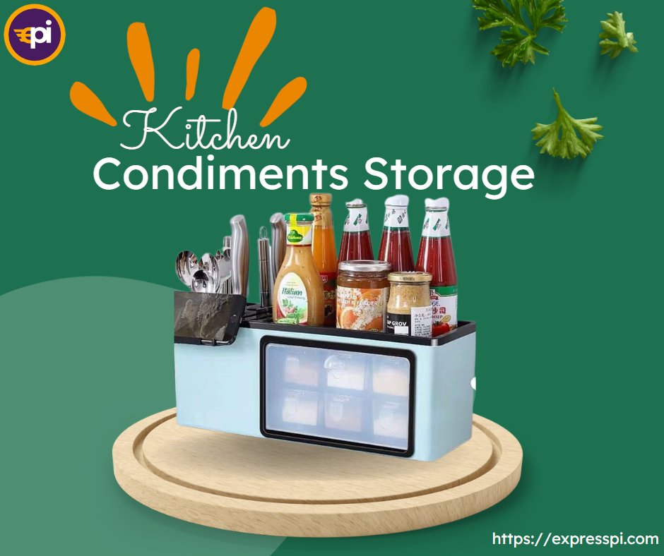 Get organized in the kitchen with our condiment storage solution. Say goodbye to cluttered countertops and messy drawers. 

Get this here 👉expresspi.com/shop/high-qual…
===
#pinetwork
#PiPayment 
#TrinityProjectGroup 
#Picoin
#TiPiGi
#EpiMall
#ecommercewebsite
#ecommerce
#marketplace