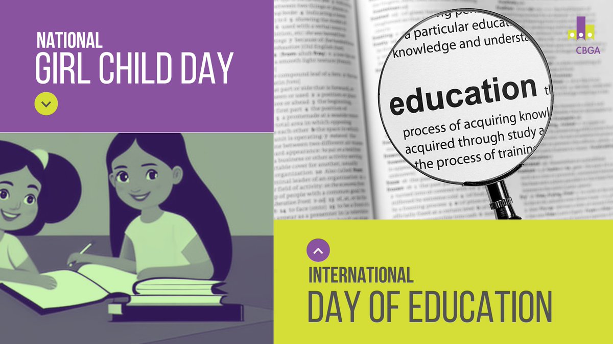 Education is a fundamental right for every child, including girls. Let's celebrate #NationalGirlChildDay by committing to providing equal opportunities for quality education &amp; breaking down gender stereotypes. 🧵