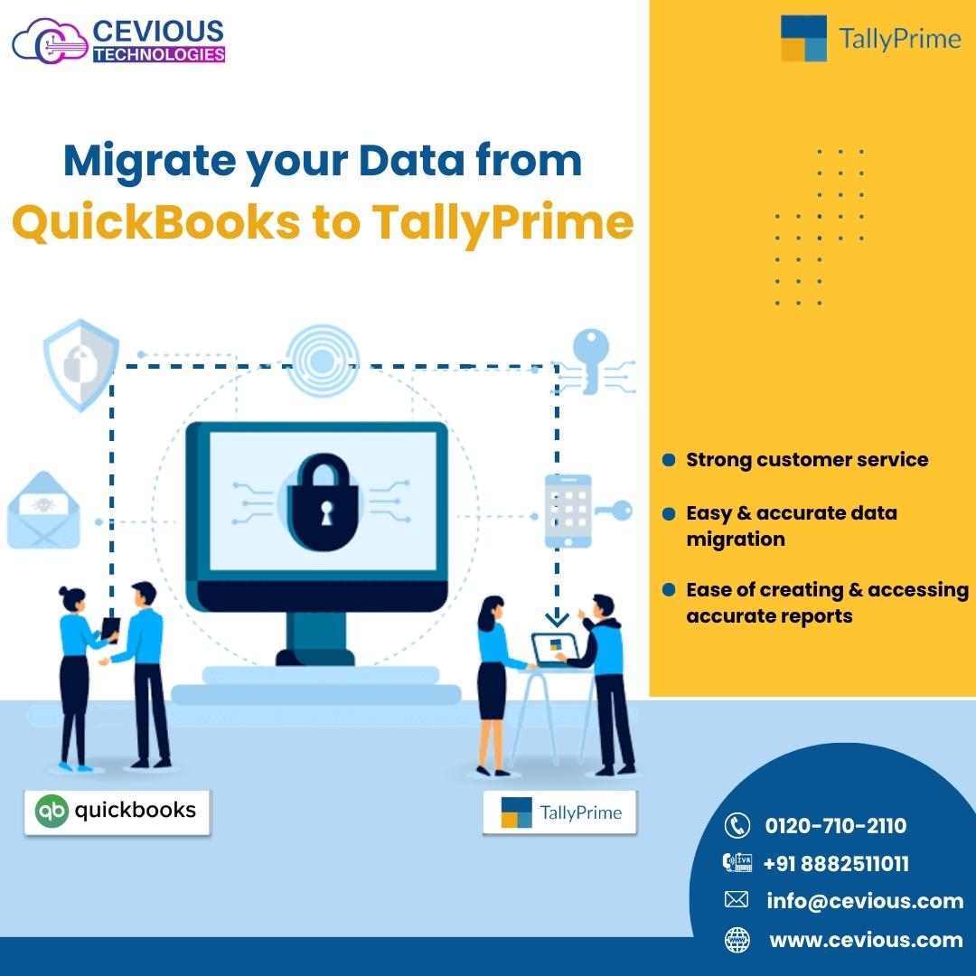 cevious's tweet image. Are you a QuickBooks user? Want to migrate your valuable data to TallyPrime?
We are here to help you move your data from QuickBooks to TallyPrime easily and quickly! We take care of the whole process.
.
.
#tallyprime #tallysolution #quickbookstotallyprime #tallyserver #migrate