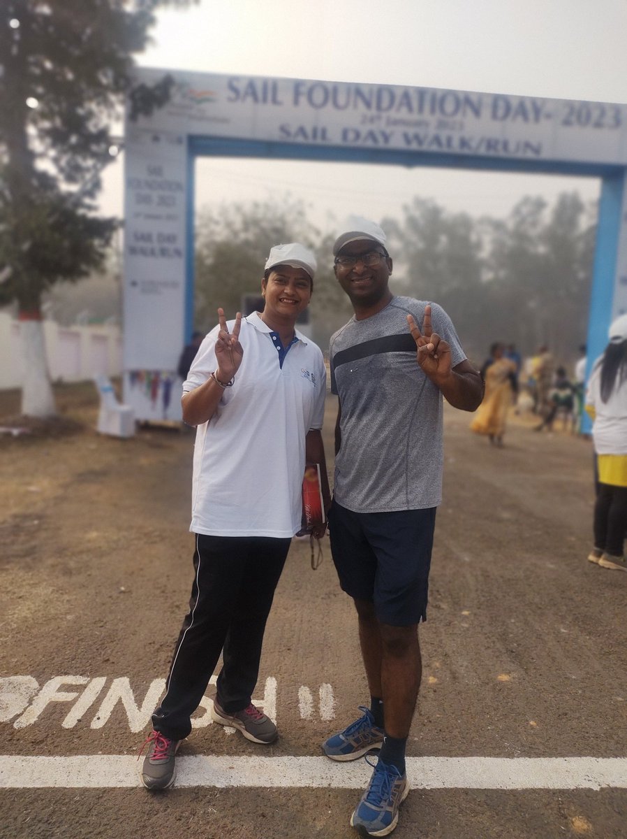 anand_dsp's tweet image. #SAILFoundationDay #5KmRun
