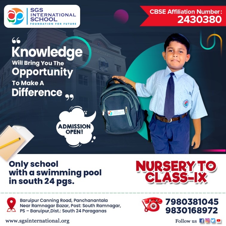 sgsintschool's tweet photo. We, at SGS International School, provide a perfect learning atmosphere where little ones can prepare themselves well for the future ahead in a fun and interesting way. 🔠🔡👩🏻‍🏫🧑🏻‍🏫📚
📲𝐂𝐨𝐧𝐭𝐚𝐜𝐭 👉🏻𝟕𝟗𝟖𝟎𝟑𝟖𝟏𝟎𝟒𝟓 | 𝟗𝟖𝟑𝟎𝟏𝟔𝟖𝟗𝟕𝟐 to know more details. https://t.co/x5JKrnoG0u