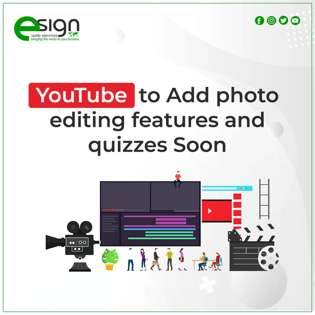 YouTube benefits creators by providing them with new tools for photo editing and interactive quizzes to work with while crafting community posts. 

Learn more: bityl.co/Fpgx.
.
.
#youtube #youtubemarketing #youtubetraffic #videomarketing #esignwebservices