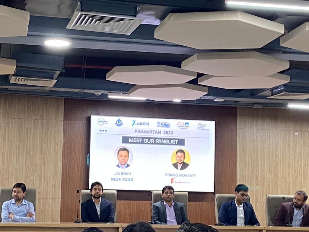 NeevFund's tweet photo. Neev Funds, managed by @sbicapventures, recently participated in #Pravartan, the startup outreach program held by @sidbiofficial in Bhubaneswar, & was represented by Jai Shah, Principal Investment Officer, Neev Funds.
#LeadershipAddress
@shah_jai https://t.co/jgDiK9Ptyz