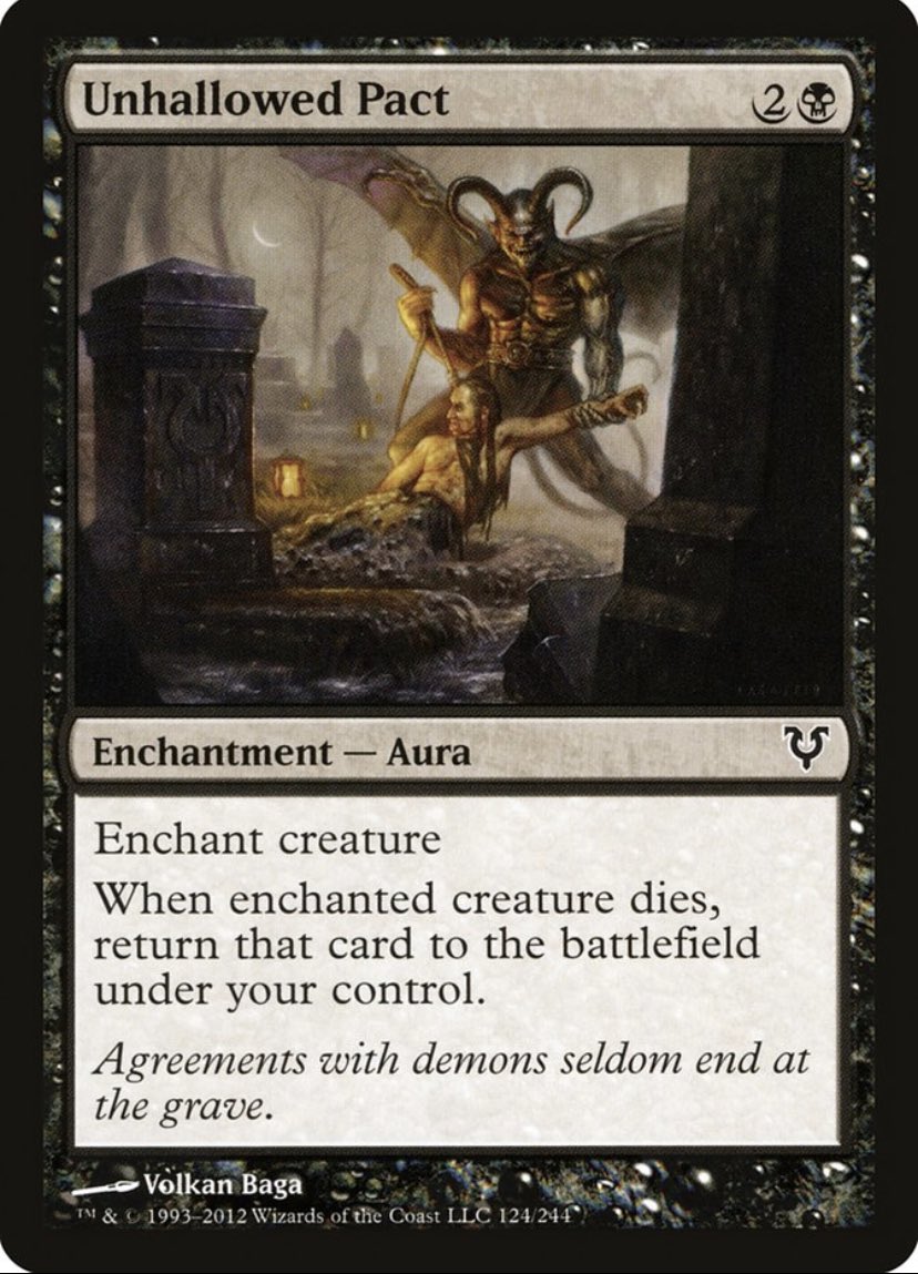 FlavoryTextMTG's tweet photo. “Agreements with demons seldom end at the grave.”

Set: Avacyn Restored
Illus.: Volkan Baga

#MTG #MagicTheGathering #FlavoryText #tabletopgaming https://t.co/VydtJba0Uf