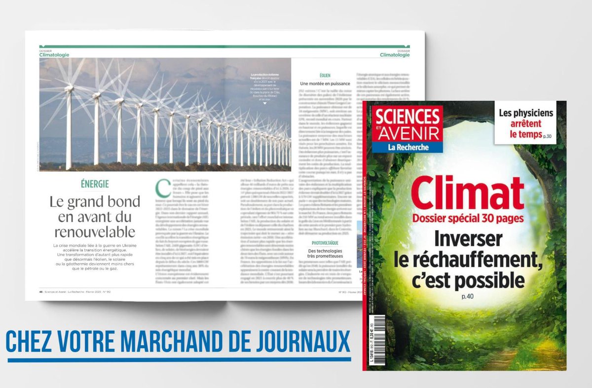 DANS VOTRE MAGAZINE SCIENCES ET AVENIR :

🌳☀ Comment limiter, et même inverser le réchauffement climatique ? Un dossier spécial de 30 pages d'initiatives et de solutions

Chez votre marchand de journaux jusqu'au 22 février, et sur abo.sciencesetavenir.fr/liseuse