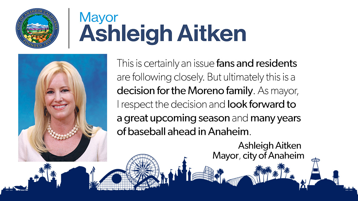 City of Anaheim on Twitter "Statement from Anaheim Mayor Ashleigh