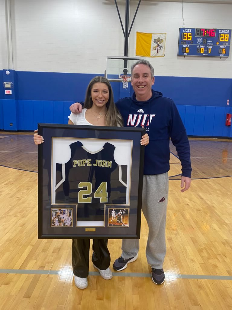 Michael Lane (@mlane417) on Twitter photo Congrats to <a href="/KennaSquier/">Kenna Squier</a> for having her high school # retired tonight at Pope John HS. Quite an honor and so well deserved for one of the sweetest, most humble and hardest working players I have been lucky enough to coach. #sorryaboutthesweats #intherafters Congrats to <a href="/KennaSquier/">Kenna Squier</a> for having her high school # retired tonight at Pope John HS. Quite an honor and so well deserved for one of the sweetest, most humble and hardest working players I have been lucky enough to coach. #sorryaboutthesweats #intherafters
