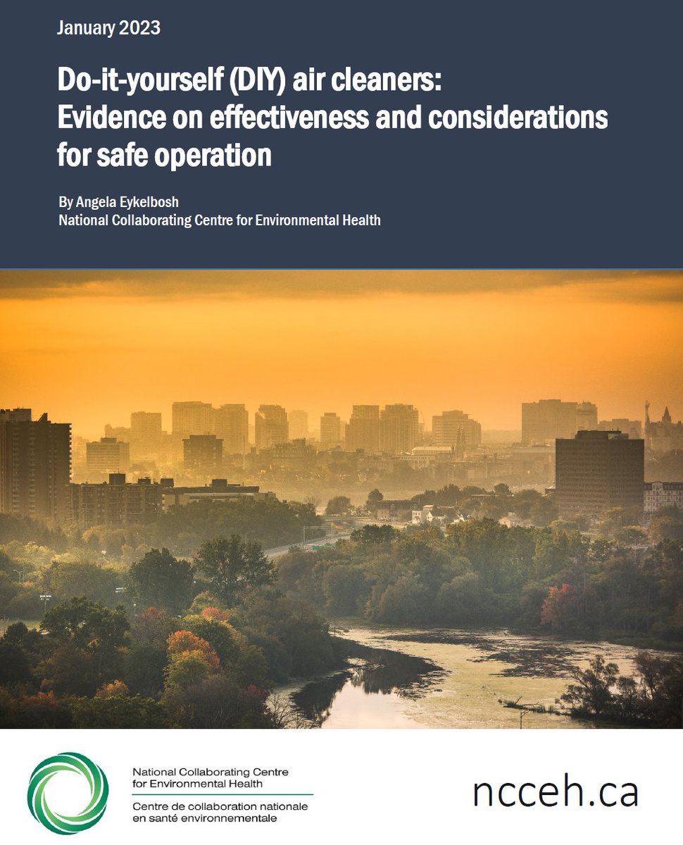 smbilodeau's tweet photo. Awesome document just published by Angela Eykelbosh, via @ncceh: Do-it-yourself (DIY) air cleaners: Evidence on effectiveness and considerations for safe operation
👉DIY units are a "safe &amp; effective alternative to more expensive commercial portable air cleaners"
#DavosSafe https://t.co/QpR9uVPStg