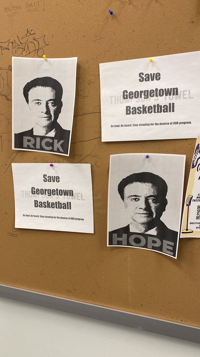 ThompsonsTowel's tweet photo. Disregard previous tweet. There’s still a few good soldiers left on ICC 1!
#SaveGeorgetownBasketball https://t.co/noe1lCDRFm
