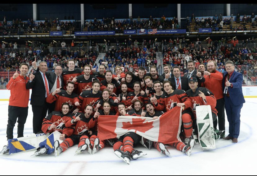 What a special feeling being able to win gold in the maple leaf 🍁 🇨🇦
