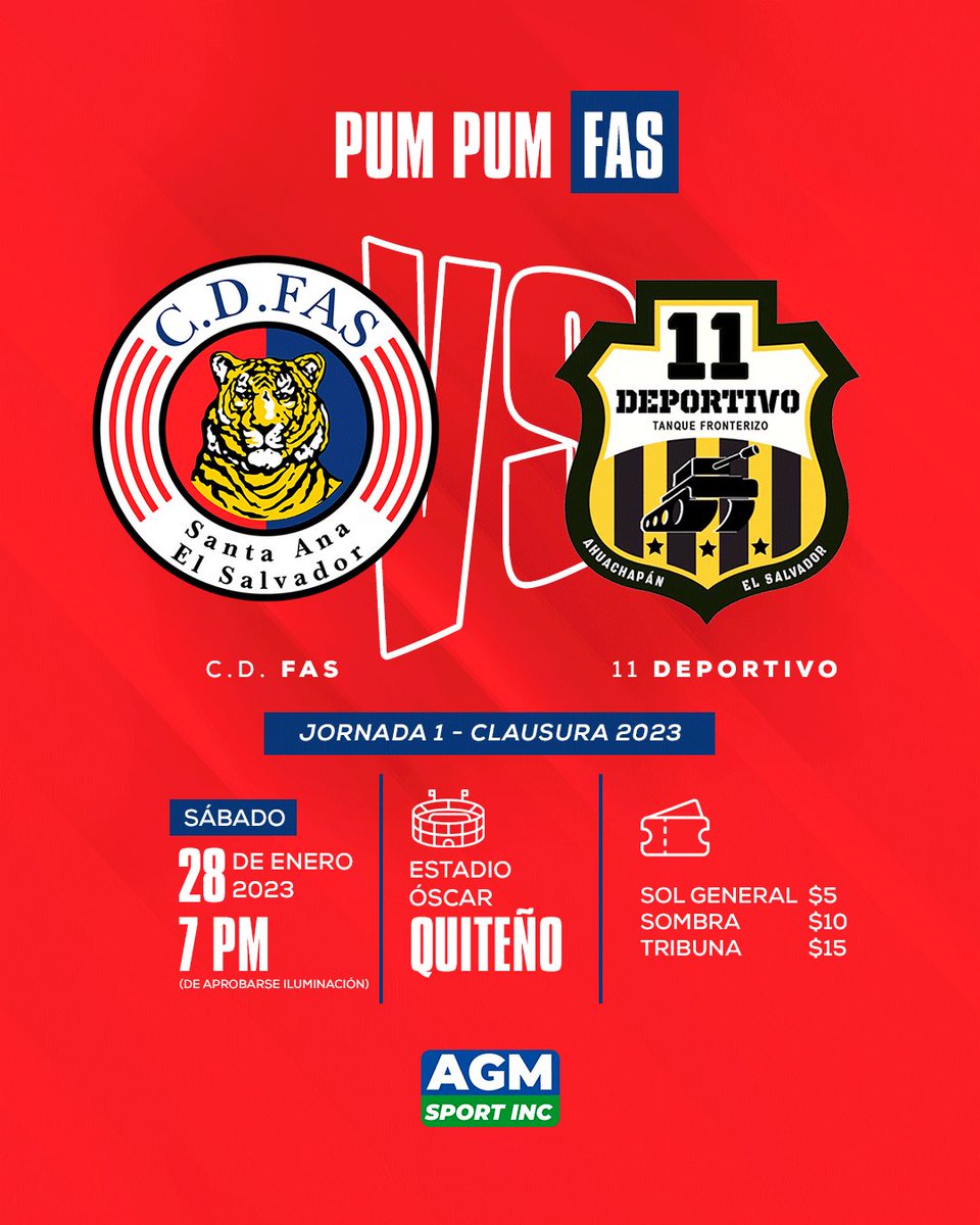 CDeportivoFAS's tweet photo. ⏱️ SE ACABÓ LA ESPERA

📆 El fin de semana empezamos el camino por el bicampeonato. 🤩🏆

⚠️ Pendiente de la evaluación luminaria para oficializar fecha y hora
 
#La20MeIlusiona 🔴🔵 https://t.co/NnMMHzizXs
