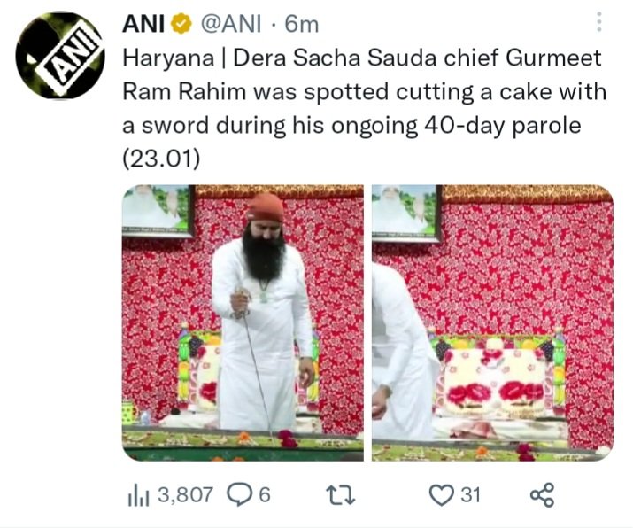 SpeaksKshatriya's tweet photo. Lakhs of innocent people with less influence and money are even struggling to get bail in fake cases charged against them for years while the rich and privileged one convicted in serious charges of R@p£ and MurD£r are enjoying parole after parole.
#RIPJudicary 🤬 https://t.co/HECUbzLYp0