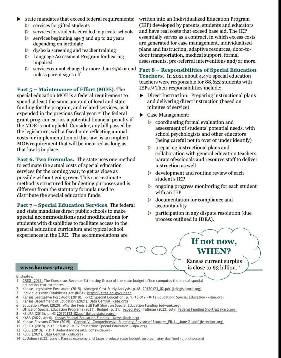 Check out our #MythBusters on Special Education Costs. #FullyFundSPED #ksleg #ksed